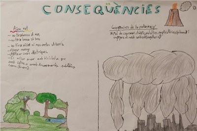 Cartel de la clase río Tajo ─ 5º B de la Escuela Rivo Rubeo.