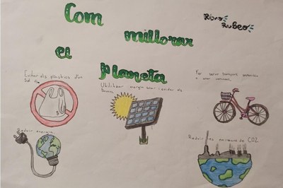 Cartel de la clase río Tajo ─ 5º B de la Escuela Rivo Rubeo.